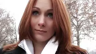 Euro redhead flashing in public