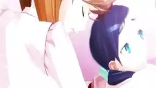 Anime cutie gets sexy tits fucked